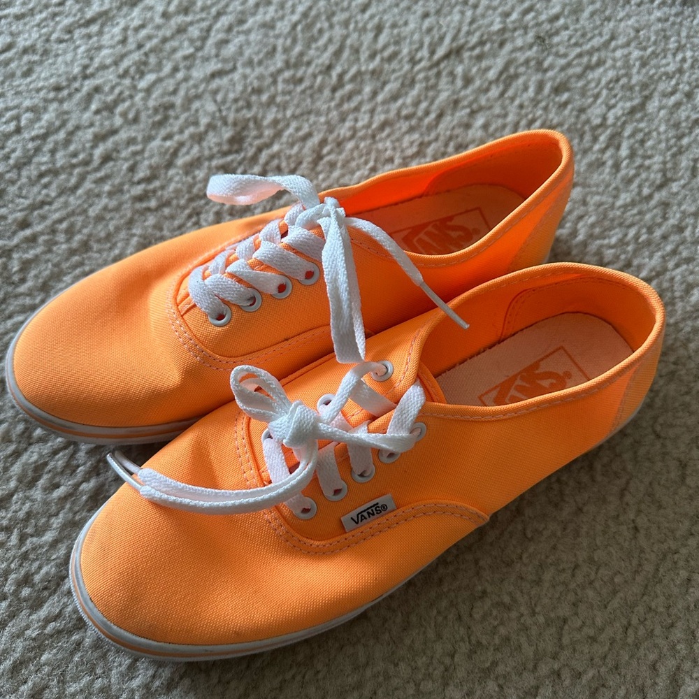 Vans Bright Orange Sneakers